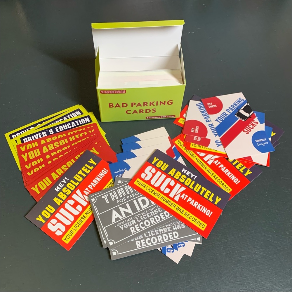 Bad Parking Cards - New!